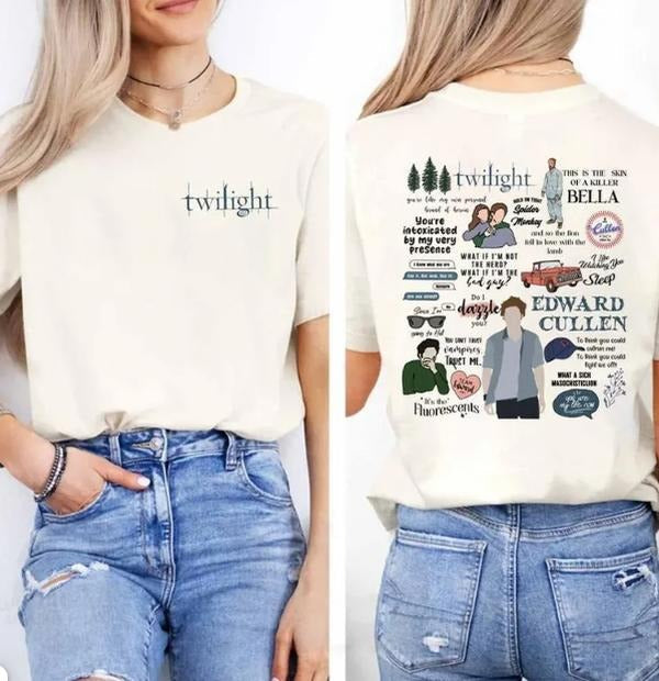 Twilight Shirt Twilight Twilight Edward Shirt Casual Crew Neck T-Shirts, Hoodie, Sweatshirt - T-Shirt, Sweatshirt, Hoodie