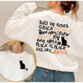 Twist Bones Black Cat Halloween Halloween Cat Funny Halloween T-Shirts, Hoodie, Sweatshirt - T-Shirt, Sweatshirt, Hoodie