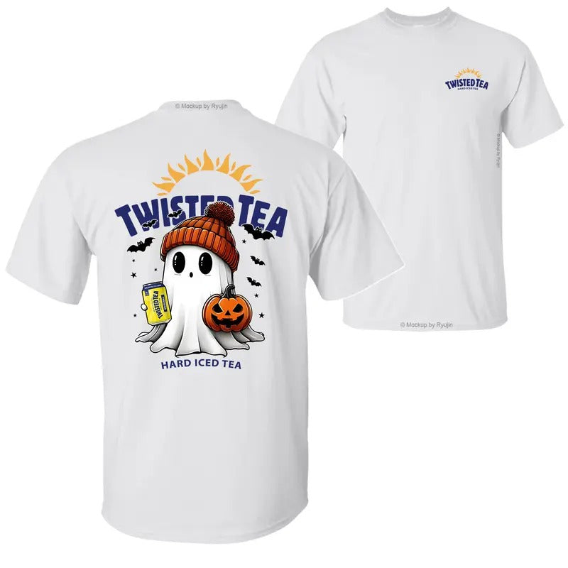 Twistd Tea Halloween Cute Boo Boo Ghost Pumpkin Spooky Season 2 Sided Classic All Sizes All Colors T-Shirts, Hoodie, Sweatshirt - T-Shirt, Sweatshirt, Hoodie