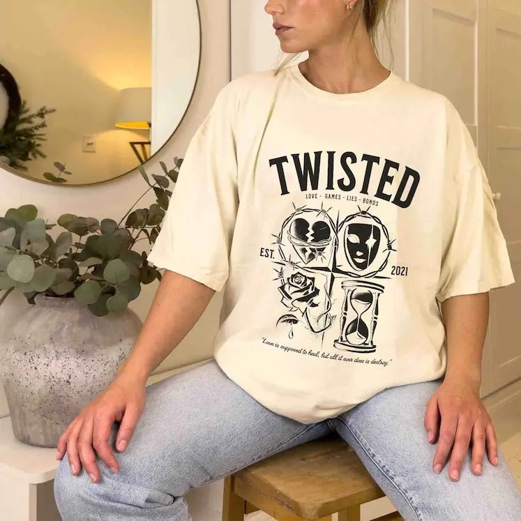 Twisted Comfort Color Shirt Booktok Romance Book Shirt Book Lover T-Shirts, Hoodie, Sweatshirt - T-Shirt, Sweatshirt, Hoodie