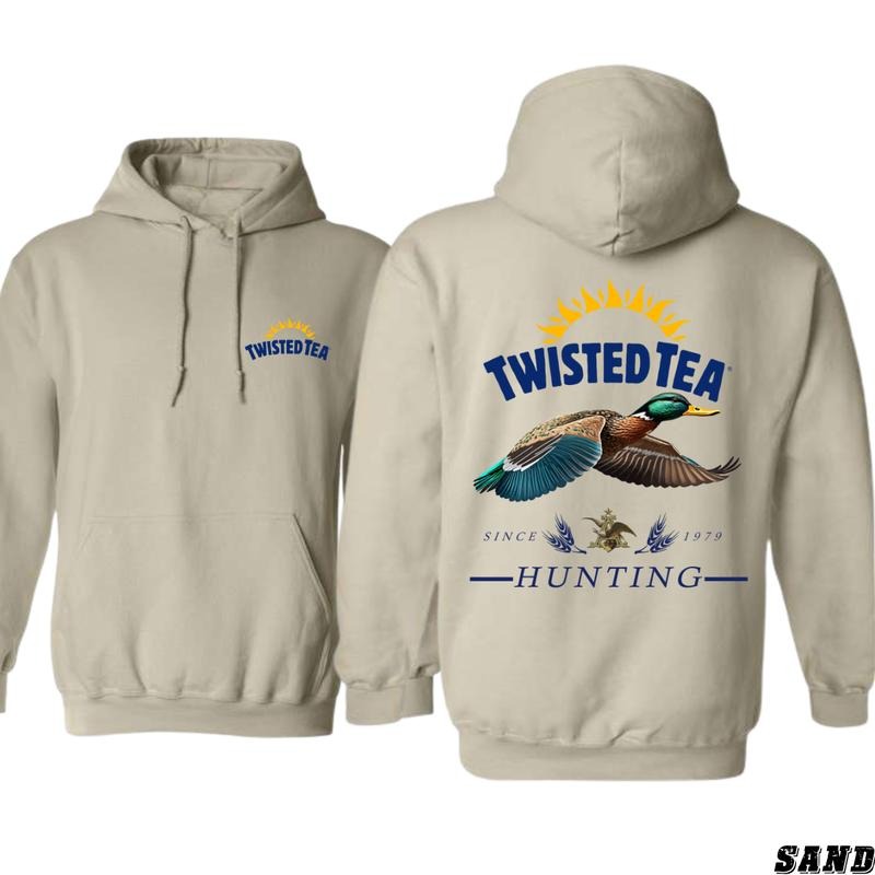 Twisted Tea Vibrant Hunting Duck Waterfowl Casual Outdoor Enthusiasts Comfortable & T-Shirts, Hoodie, Sweatshirt - T-Shirt, Sweatshirt, Hoodie