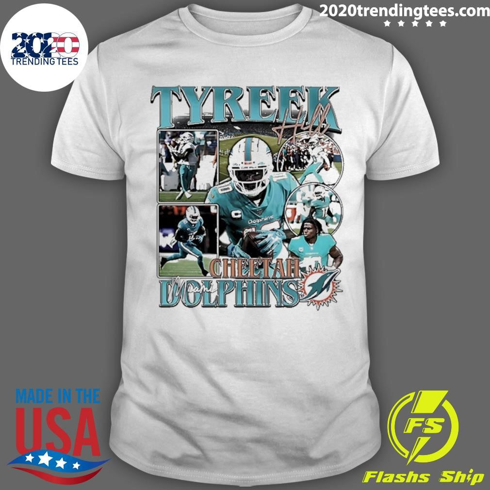 Tyreek Hill Cheetah Miami Dolphins 90s Bootleg Graphic Shirt Unisex T-shirt, Sweatshirt, Hoodie, Long Sleeve Tee - T-Shirt, Sweatshirt, Hoodie