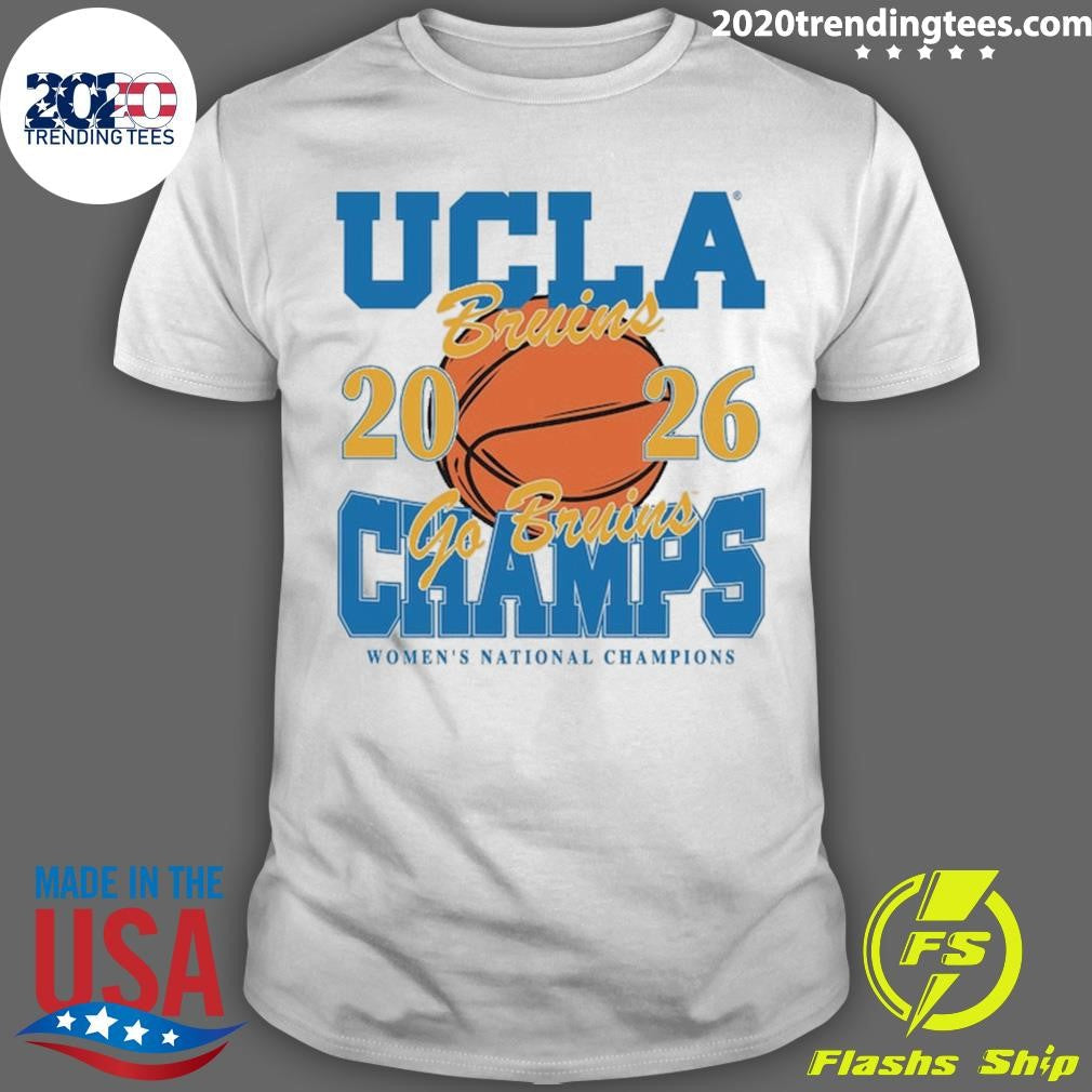 UCLA Bruins Gameday Couture Womens 2026 NCAA Womens Basketball National Champions Premium Fleece Drop Shoulder Shirt - T-Shirt, Sweatshirt, Hoodie