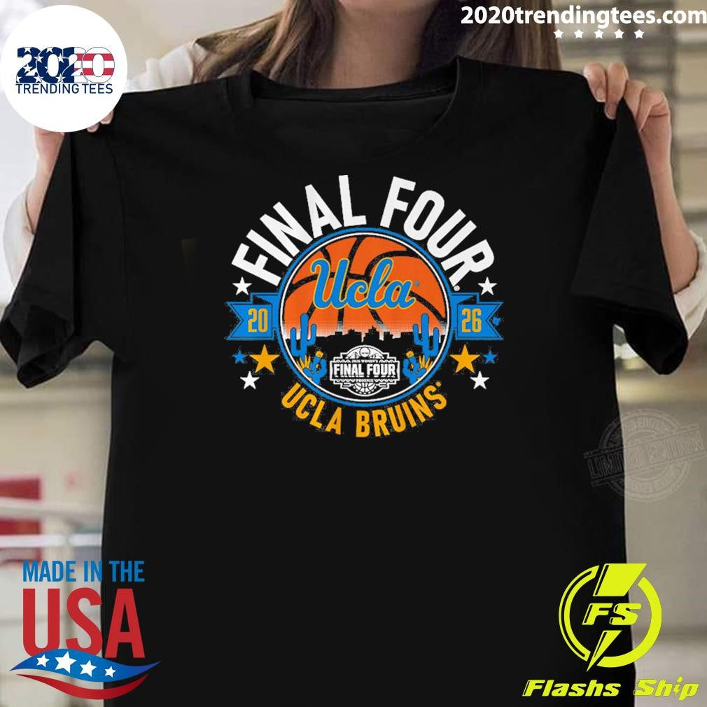 UCLA Bruins WBB 2026 Final Four Shirt Unisex T-shirt, Sweatshirt, Hoodie, Long Sleeve Tee - T-Shirt, Sweatshirt, Hoodie