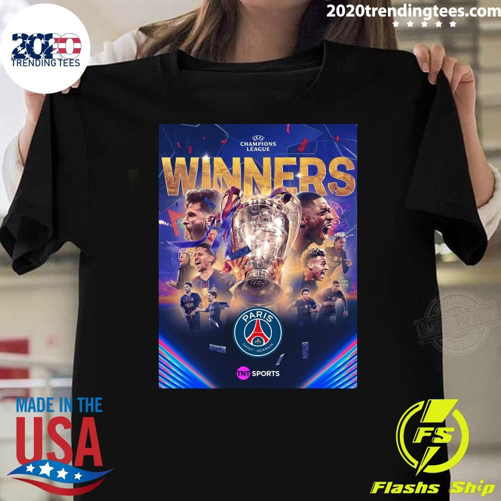 UEFA Champions League Psg Winners The 2025-26 Shirt Unisex T-shirt, Sweatshirt, Hoodie, Long Sleeve Tee - T-Shirt, Sweatshirt, Hoodie
