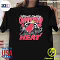 UFC X Miami Heat Exclusive Event Merch UFC 327 At Kaseya Center Shirt Unisex T-shirt, Sweatshirt, Hoodie, Long Sleeve Tee - T-Shirt, Sweatshirt, Hoodie