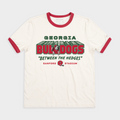 Georgia Football "Between Hedges" Ringer Style001 T-Shirts, Hoodie, Sweatshirt - T-Shirt, Sweatshirt, Hoodie