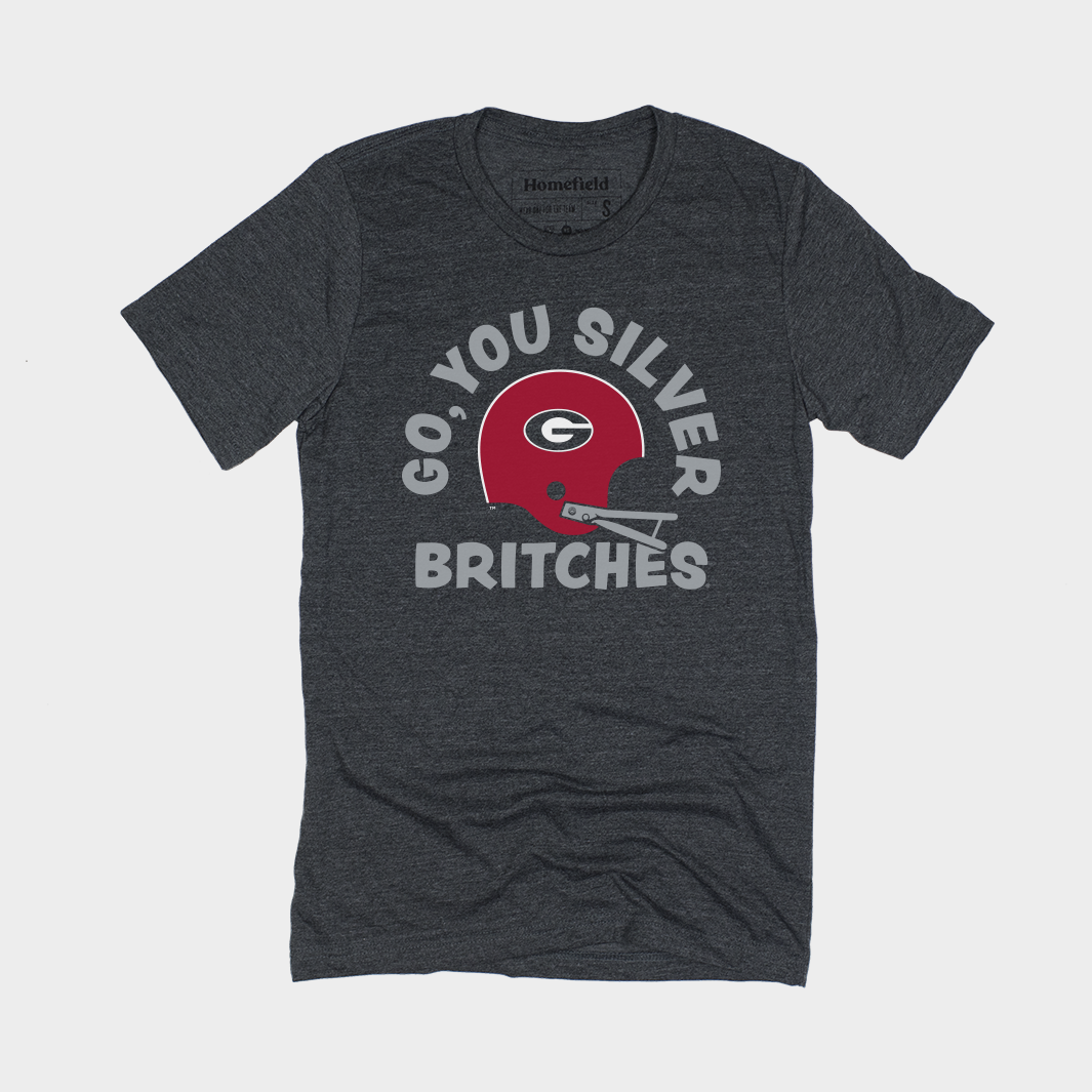Go You Silver Britches Vintage Georgia Football Style001 T-Shirts, Hoodie, Sweatshirt - T-Shirt, Sweatshirt, Hoodie