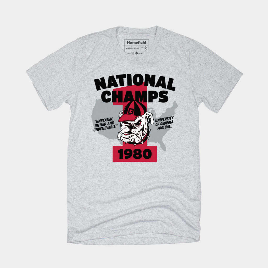 Retro Georgia 1980 National Champs T-Shirts, Hoodie, Sweatshirt - T-Shirt, Sweatshirt, Hoodie