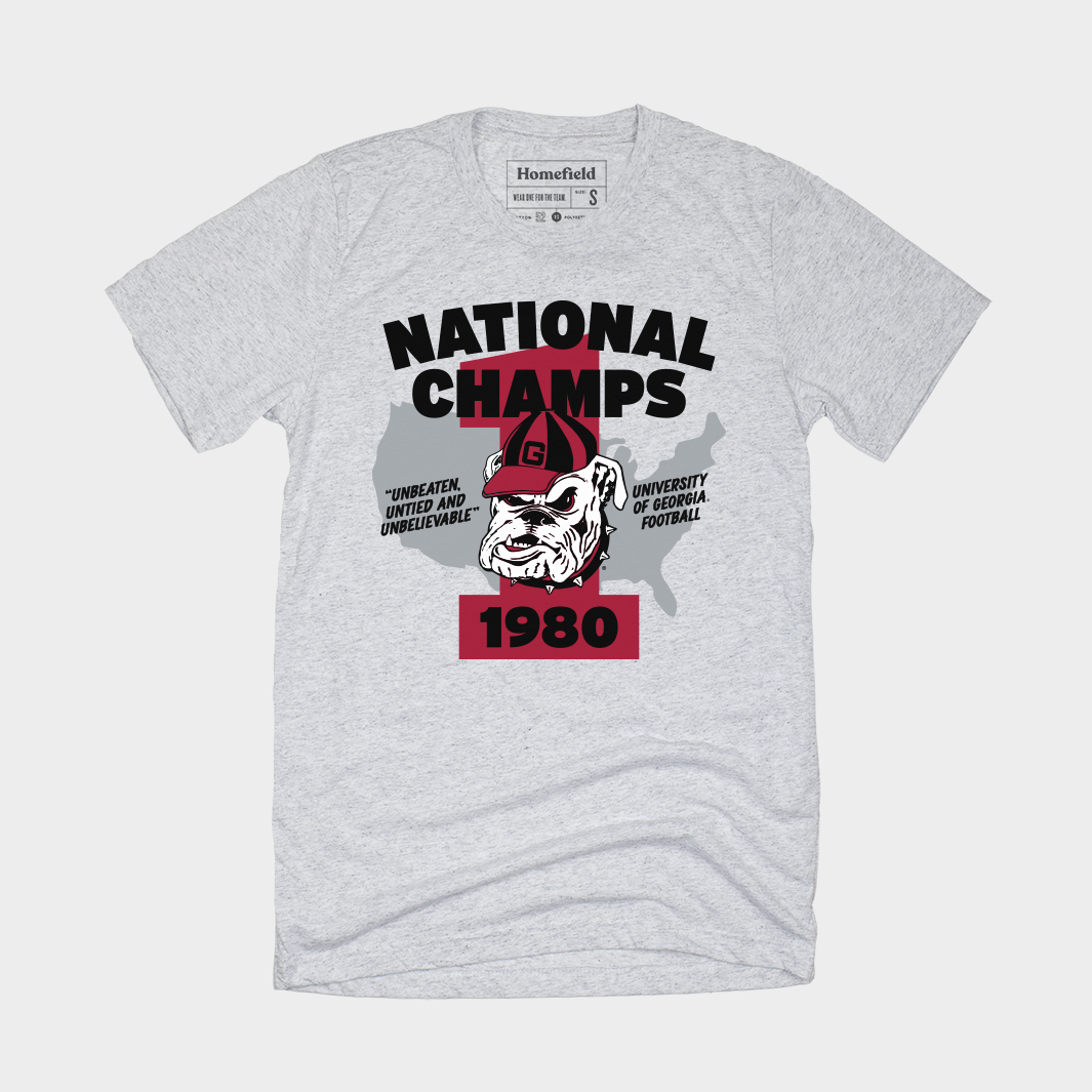 Retro Georgia 1980 National Champs T-Shirts, Hoodie, Sweatshirt - T-Shirt, Sweatshirt, Hoodie