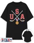 USA Gold Medal cross sticks shirt Unisex T-shirt, Sweatshirt, Hoodie, Long Sleeve Tee - T-Shirt, Sweatshirt, Hoodie