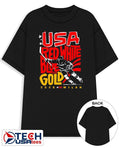 USA Hockey Red White Blue and Gold 2026 Milan shirt Unisex T-shirt, Sweatshirt, Hoodie, Long Sleeve Tee - T-Shirt, Sweatshirt, Hoodie