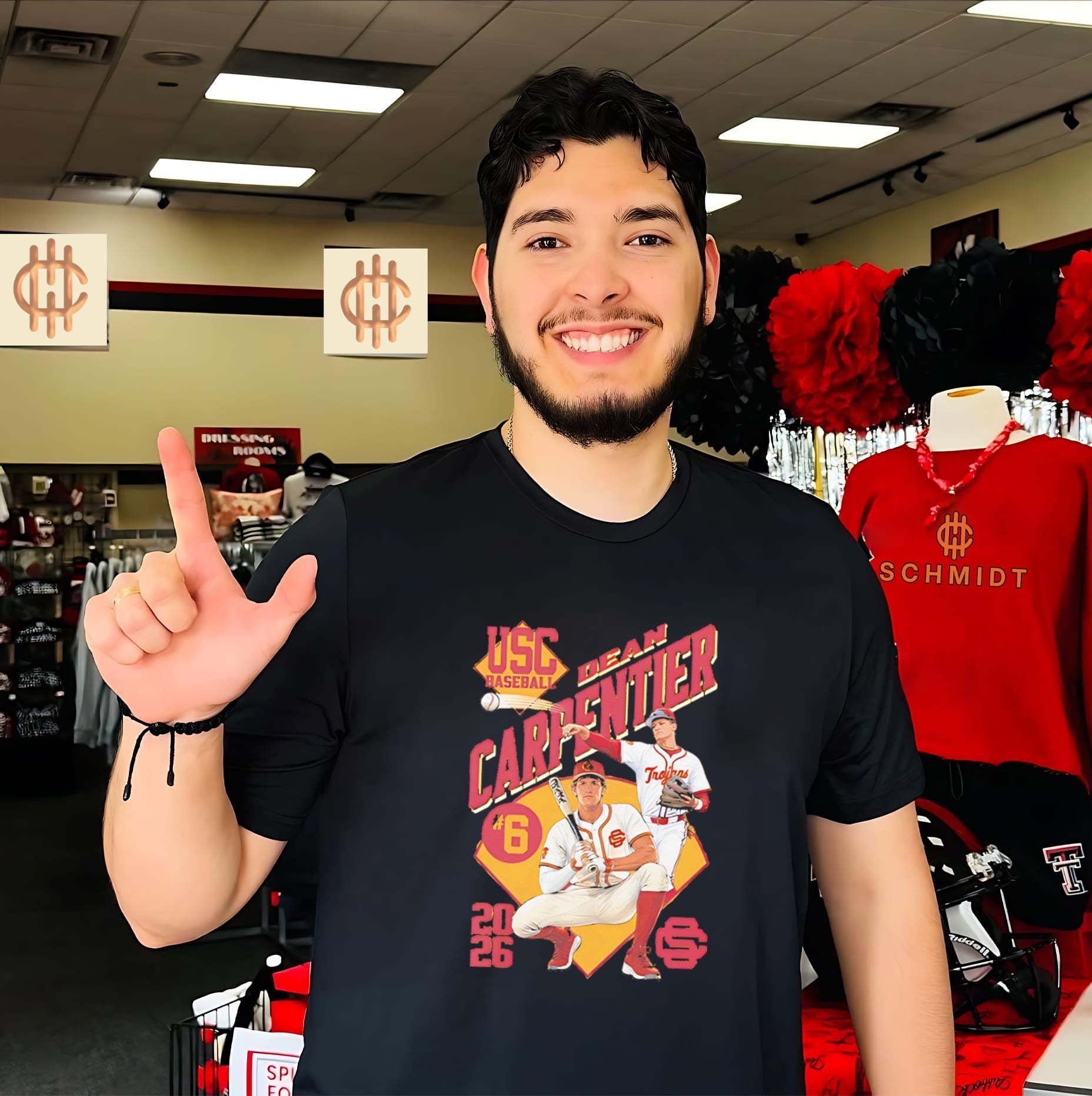 USC Trojans Dean Carpentier posing vintage shirt Unisex T-shirt, Sweatshirt, Hoodie, Long Sleeve Tee - T-Shirt, Sweatshirt, Hoodie