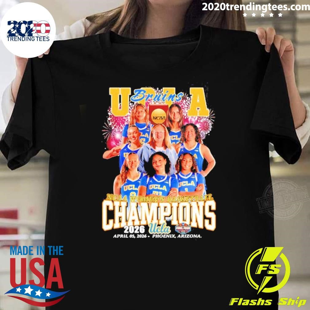 Ucla Bruins 2026 Ncaa Womens Basketball Championship Graphic Shirt Unisex T-shirt, Sweatshirt, Hoodie, Long Sleeve Tee - T-Shirt, Sweatshirt, Hoodie
