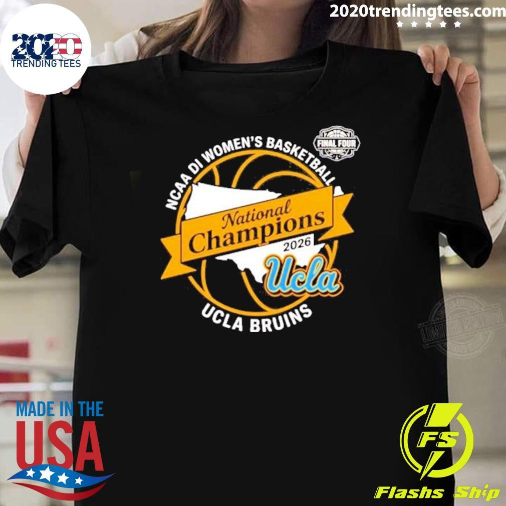 Ucla Bruins Basketball 2026 Womens National Champions State Shirt Unisex T-shirt, Sweatshirt, Hoodie, Long Sleeve Tee - T-Shirt, Sweatshirt, Hoodie