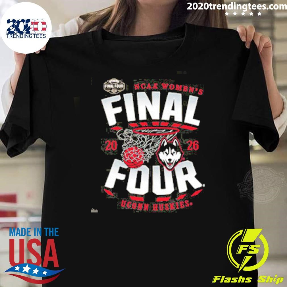 Uconn 2026 Final Four Hoop Shirt Unisex T-shirt, Sweatshirt, Hoodie, Long Sleeve Tee - T-Shirt, Sweatshirt, Hoodie
