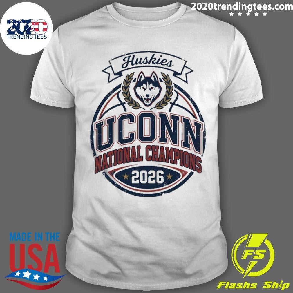 Uconn Huskies National Champions 2026 Shirt Unisex T-shirt, Sweatshirt, Hoodie, Long Sleeve Tee - T-Shirt, Sweatshirt, Hoodie