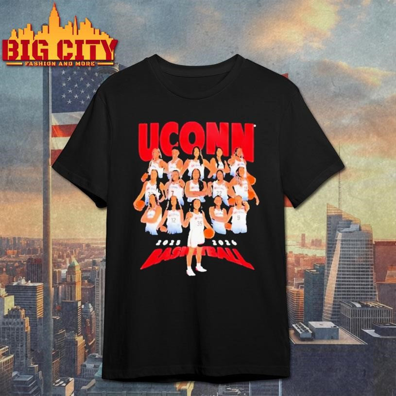 Uconn Huskies Womens Basketball Team 2025 2026 Shirt Unisex T-shirt, Sweatshirt, Hoodie, Long Sleeve Tee - T-Shirt, Sweatshirt, Hoodie