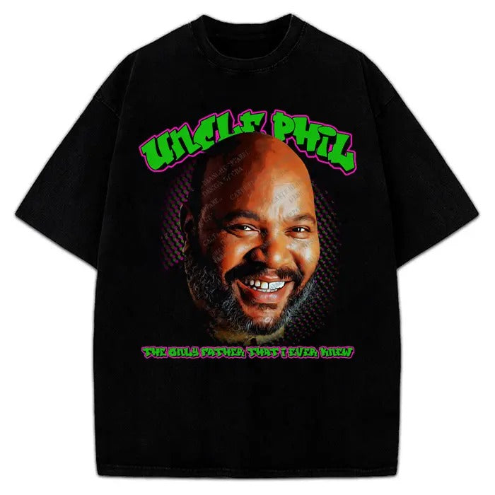 Uncle Phil Only Father That I Ever Knew Fresh Prince Will Smith Cotton T-Shirts, Hoodie, Sweatshirt - T-Shirt, Sweatshirt, Hoodie
