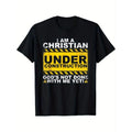 Under Construction Letters Print Crew Neck Short Sleeve Casual Comfy Breathable Top Spring Summer Leisure Vacation Made USA T-Shirts, Hoodie, Sweatshirt - T-Shirt, Sweatshirt, Hoodie