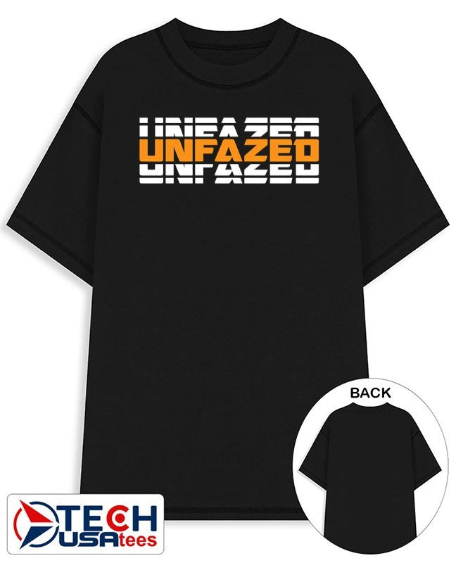 Unfazed repeat logo shirt Unisex T-shirt, Sweatshirt, Hoodie, Long Sleeve Tee - T-Shirt, Sweatshirt, Hoodie