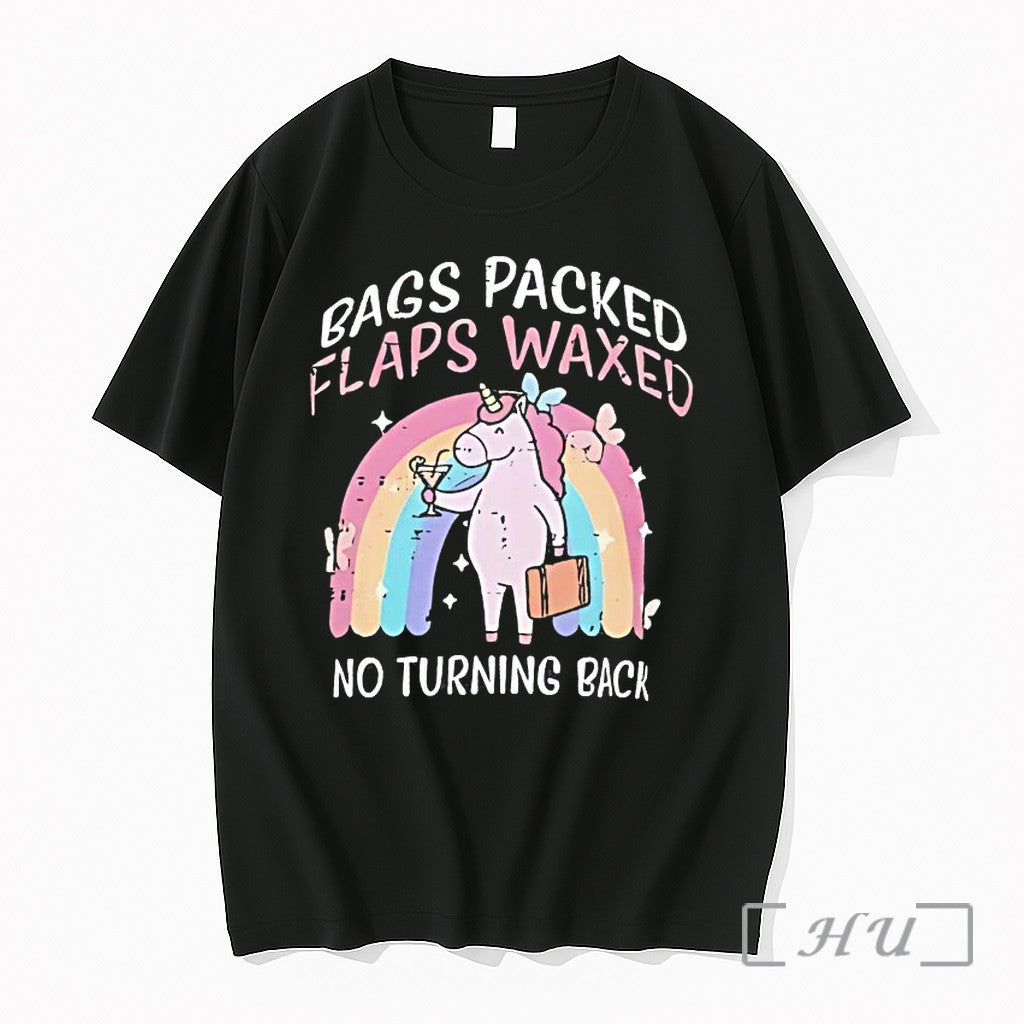 Unicorn Bags Packed Flaps Waxed No Turning Back Tshirts Sweater Hoodie Jpg Unisex T-shirt, Sweatshirt, Hoodie, Long Sleeve Tee - T-Shirt, Sweatshirt, Hoodie