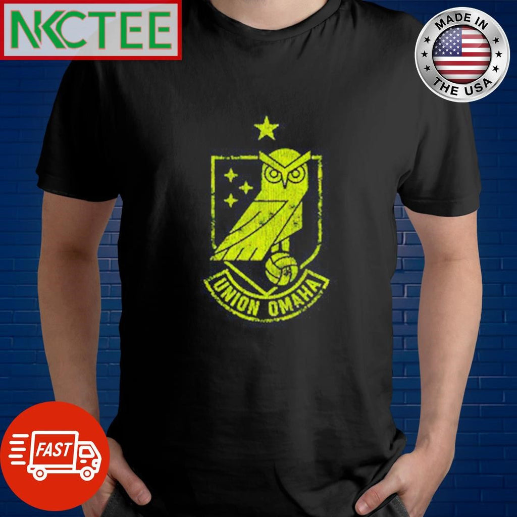 Union Omaha 1863FC Mono Badge owl shirt Unisex T-shirt, Sweatshirt, Hoodie, Long Sleeve Tee - T-Shirt, Sweatshirt, Hoodie