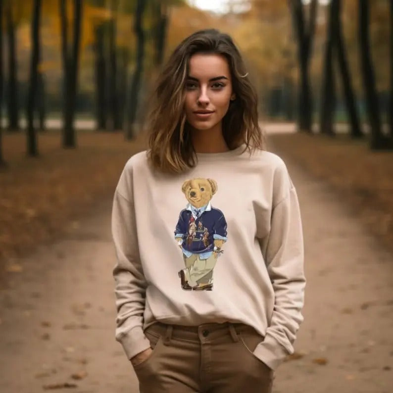 Casual Bear Tan Bear Animal Bear Lover Shirt Winter Teddy Bear Fancy Bear T-Shirts, Hoodie, Sweatshirt - T-Shirt, Sweatshirt, Hoodie