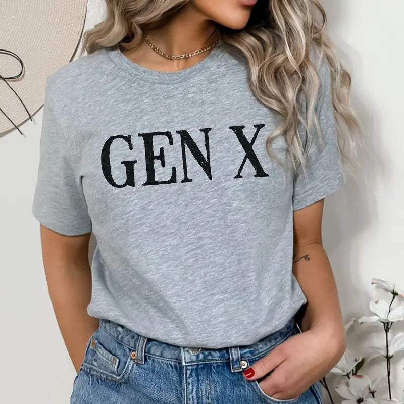 Generation X Funny Shirt Gen X 80'S Funny 70'S Funny Shirt 50th Shirt Generation X Gen X Plus Size Cotton Top T-Shirts, Hoodie, Sweatshirt - T-Shirt, Sweatshirt, Hoodie