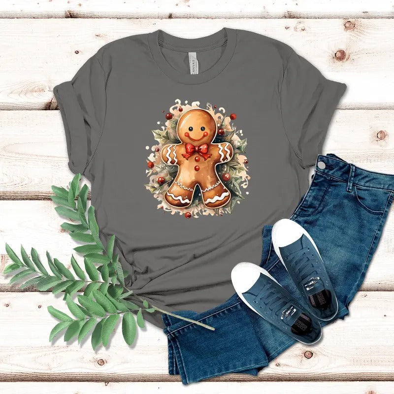 Gingerbread Man Cute Cookie Lover Fabric T-Shirts, Hoodie, Sweatshirt - T-Shirt, Sweatshirt, Hoodie