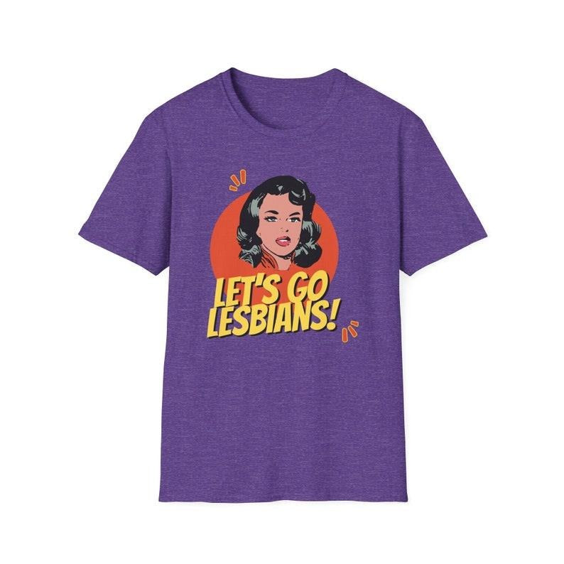 Softstyle Let'S Go Lesbians! Retro Subtle Funny Shirt T-Shirts, Hoodie, Sweatshirt - T-Shirt, Sweatshirt, Hoodie