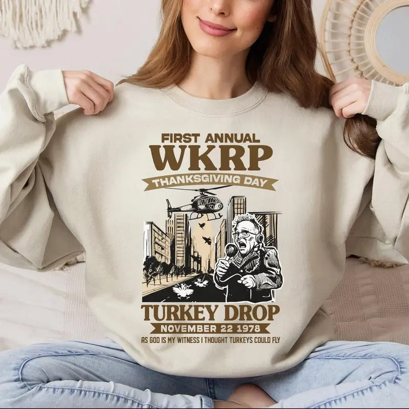 Thanksgiving Day Movie Quote Loose Fit 50% Cotton Polyester Fabric T-Shirts, Hoodie, Sweatshirt - T-Shirt, Sweatshirt, Hoodie