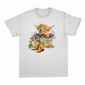 _Flower Cow Shirt Cute Highland Cow T-Shirts, Hoodie, Sweatshirt - T-Shirt, Sweatshirt, Hoodie