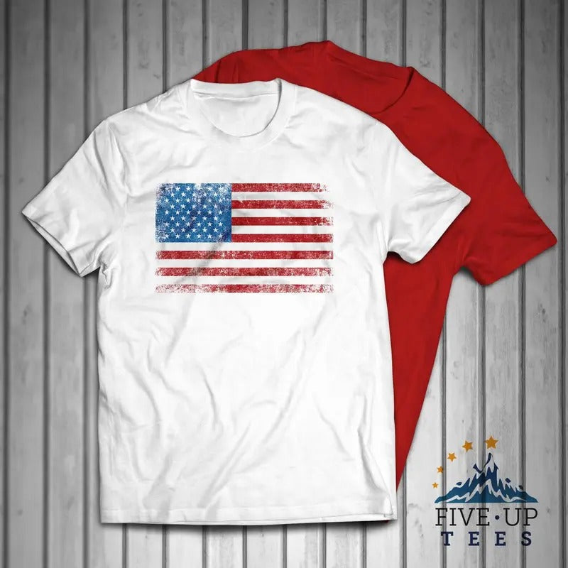 United States America Flag Patriotic Casual T-Shirts, Hoodie, Sweatshirt - T-Shirt, Sweatshirt, Hoodie