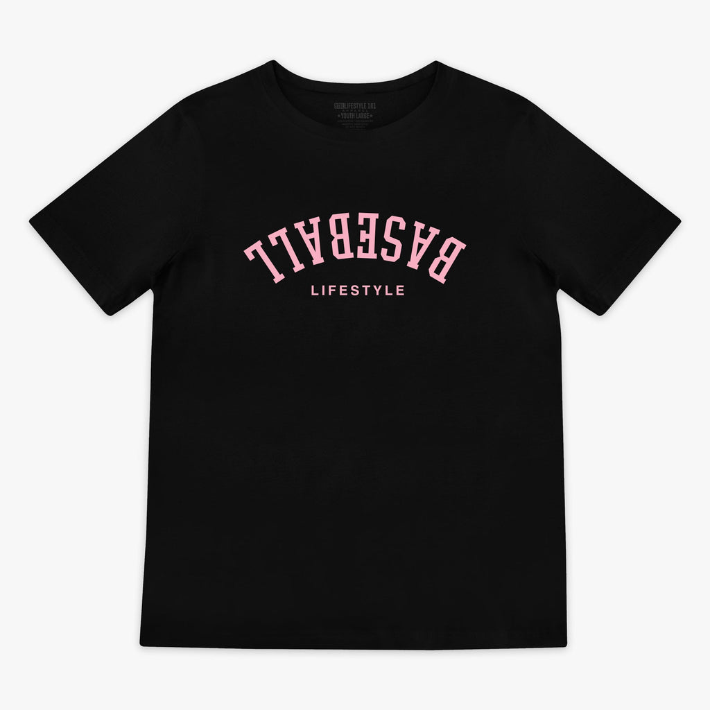 Upside Down Baseball Black Pink T-Shirts, Hoodie, Sweatshirt - T-Shirt, Sweatshirt, Hoodie