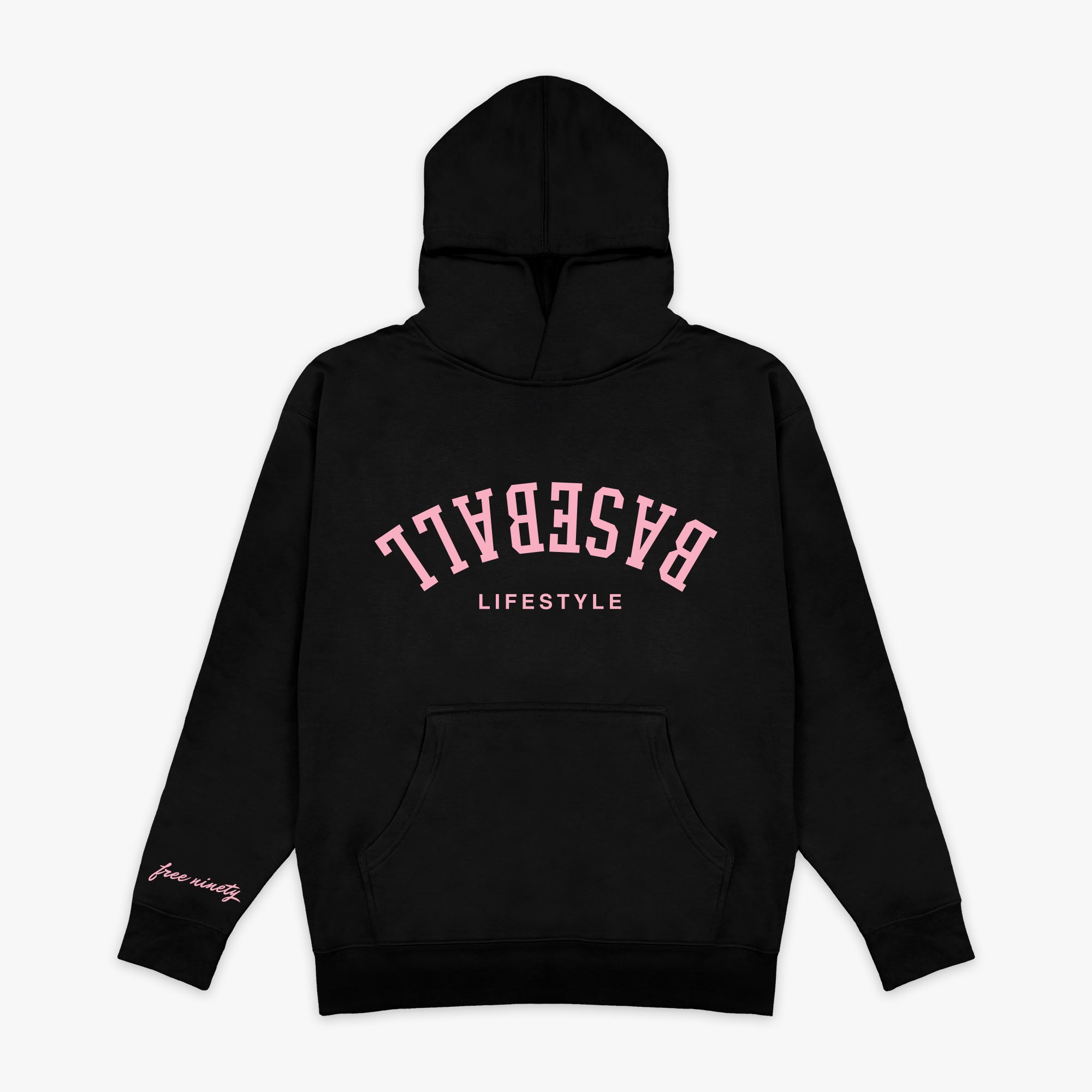 Upside Down Baseball Black Pink T-Shirts, Hoodie, Sweatshirt - T-Shirt, Sweatshirt, Hoodie
