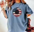Usa Flag Flower America Sunflower Shirt American 4th July Flag Freedom Independence Shirt T-Shirts, Hoodie, Sweatshirt - T-Shirt, Sweatshirt, Hoodie