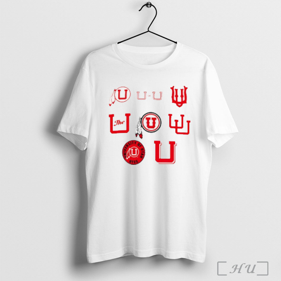 Utah University Brand History Logo T Shirt Unisex T-shirt, Sweatshirt, Hoodie, Long Sleeve Tee - T-Shirt, Sweatshirt, Hoodie