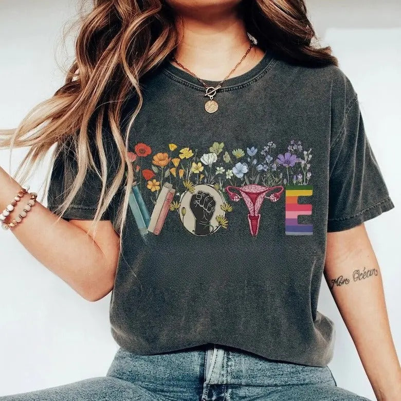 VOTE Like Your Granddaughters Rights Shirt Pro Choice Shirt Election 2024 Shirt Ruth Bader Ginsburg Shirt Vote Blue T-Shirts, Hoodie, Sweatshirt - T-Shirt, Sweatshirt, Hoodie