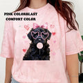 Valentine Black Yorkipoo Shirt ~ Relaxed Fit Printed USA Womenswear Casual Comfort Cotton Top Athletic Boho Chic T-Shirts, Hoodie, Sweatshirt - T-Shirt, Sweatshirt, Hoodie