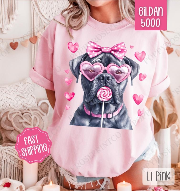 Valentine Cane Corso Shirt Gildan Cute Plus Sizes T-Shirts, Hoodie, Sweatshirt - T-Shirt, Sweatshirt, Hoodie