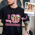 Valentine I Love My Girlfriend Shirt Custom Picture I Love My Girlfriend Custom Photo Shirt I Love My Girlfriend Shirt Custom Heart T-Shirts, Hoodie, Sweatshirt - T-Shirt, Sweatshirt, Hoodie