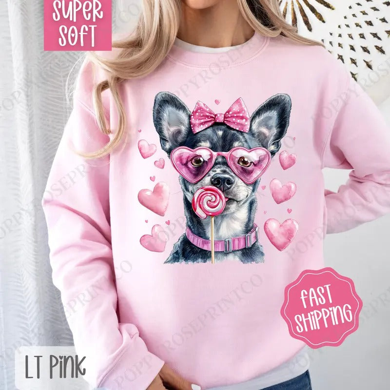 Valentine Heeler Cute T-Shirts, Hoodie, Sweatshirt - T-Shirt, Sweatshirt, Hoodie