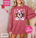 Valentine St. Bernard Comfort Colors Cute T-Shirts, Hoodie, Sweatshirt - T-Shirt, Sweatshirt, Hoodie