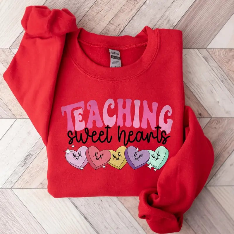 Teacher Teaching Sweetheart Teacher Love Teacher T-Shirts, Hoodie, Sweatshirt - T-Shirt, Sweatshirt, Hoodie