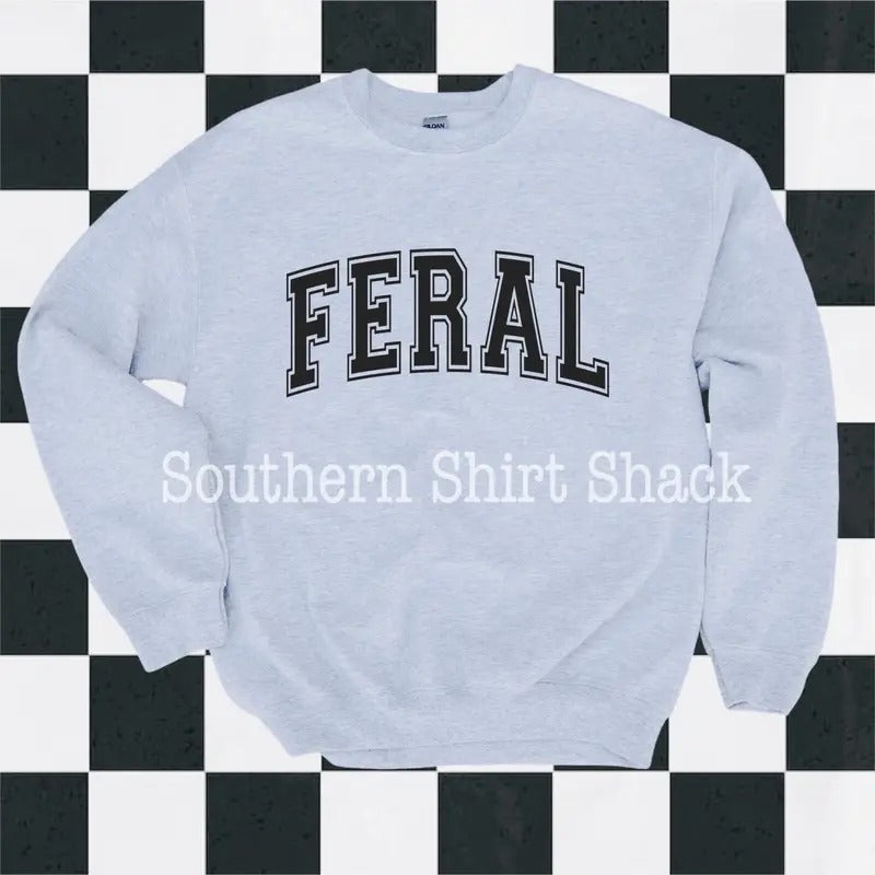 Varsity Feral T-Shirts, Hoodie, Sweatshirt - T-Shirt, Sweatshirt, Hoodie