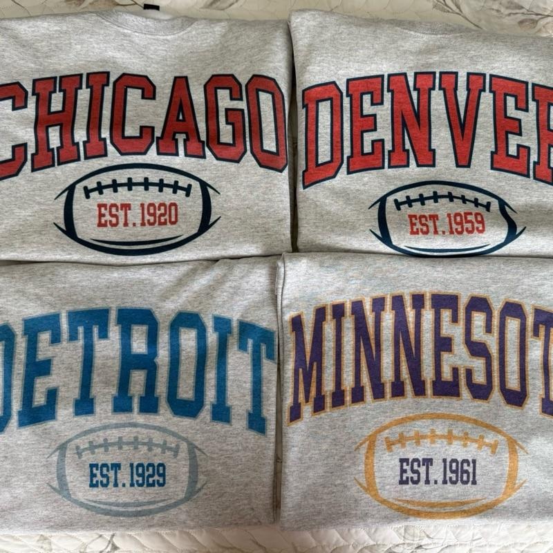 Varsity Football Established Year Comfy T-Shirts, Hoodie, Sweatshirt - T-Shirt, Sweatshirt, Hoodie