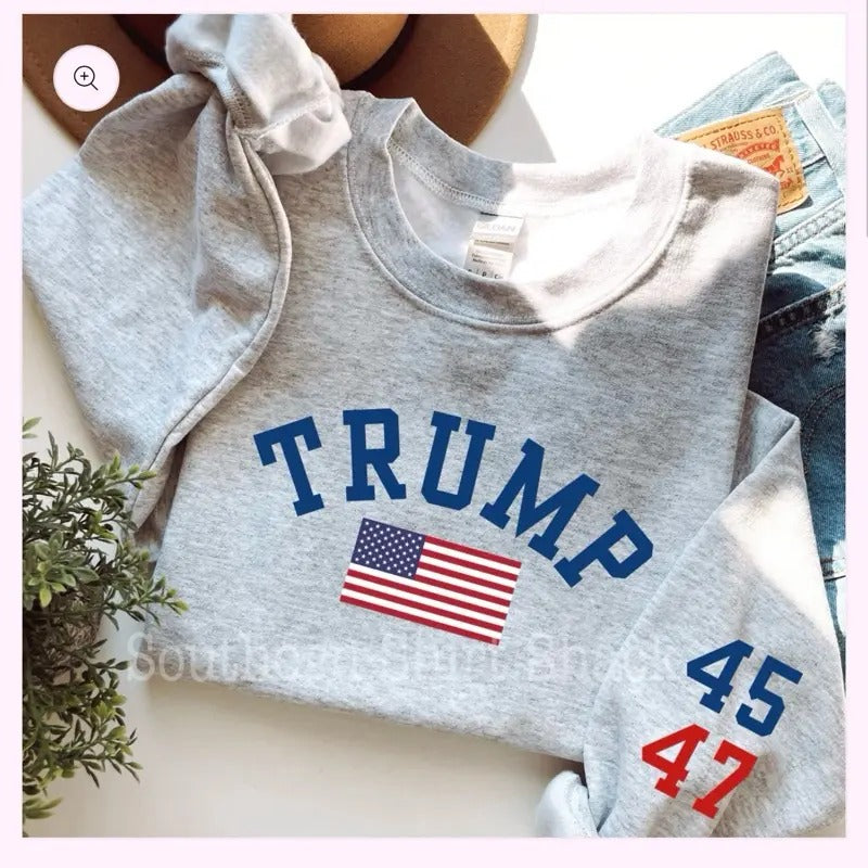 Varsity Trump 45 47 Trump T-Shirts, Hoodie, Sweatshirt - T-Shirt, Sweatshirt, Hoodie