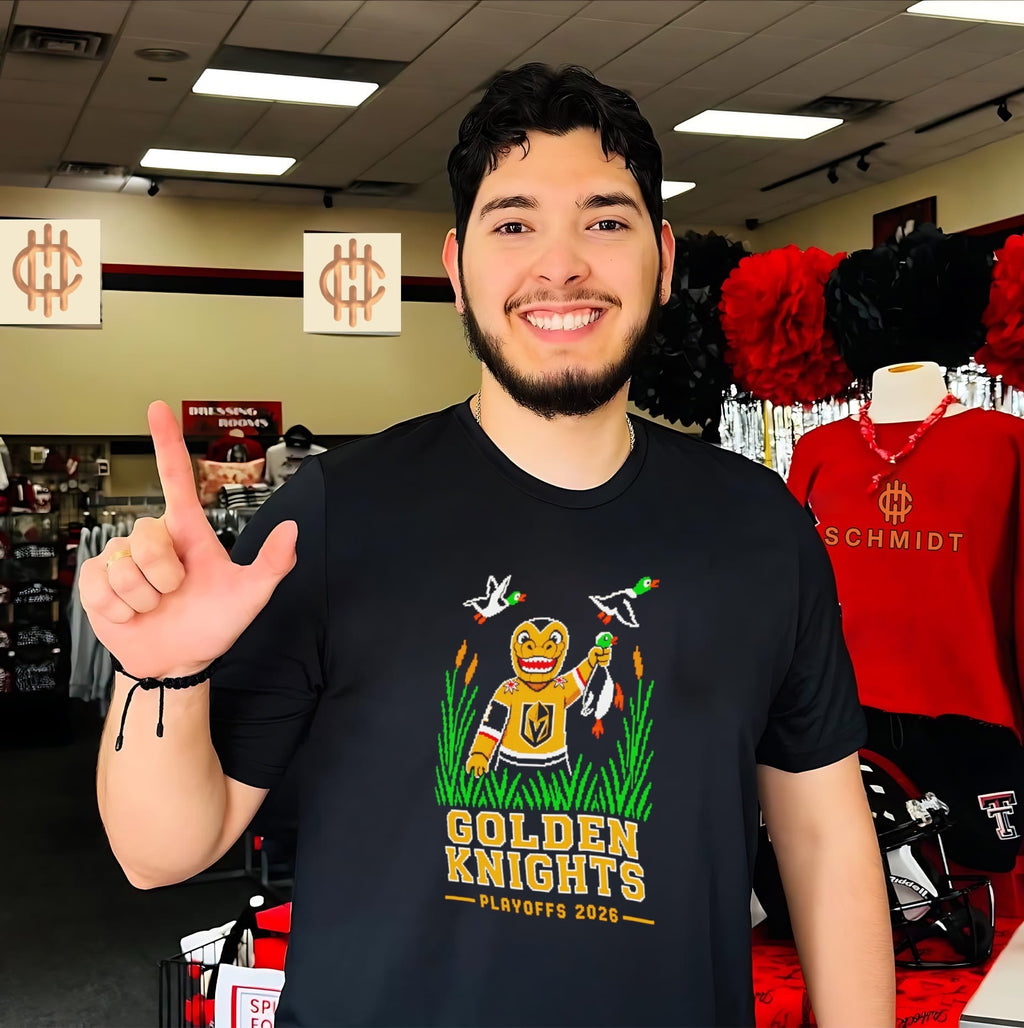 Vegas Golden Knights Stanley Cup Final Plyoffs 2026 mascot shirt Unisex T-shirt, Sweatshirt, Hoodie, Long Sleeve Tee - T-Shirt, Sweatshirt, Hoodie