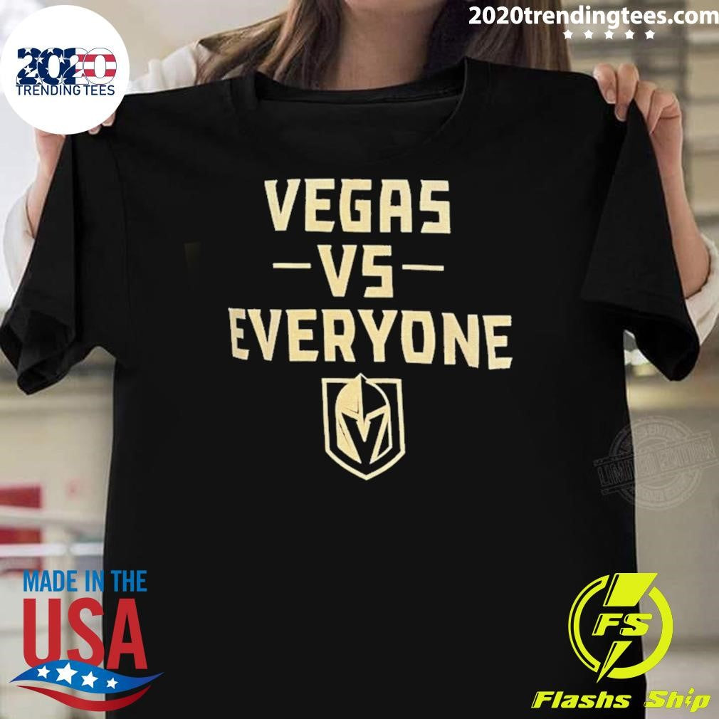 Vegas Golden Knights Vegas Vs Everyone Shirt Unisex T-shirt, Sweatshirt, Hoodie, Long Sleeve Tee - T-Shirt, Sweatshirt, Hoodie